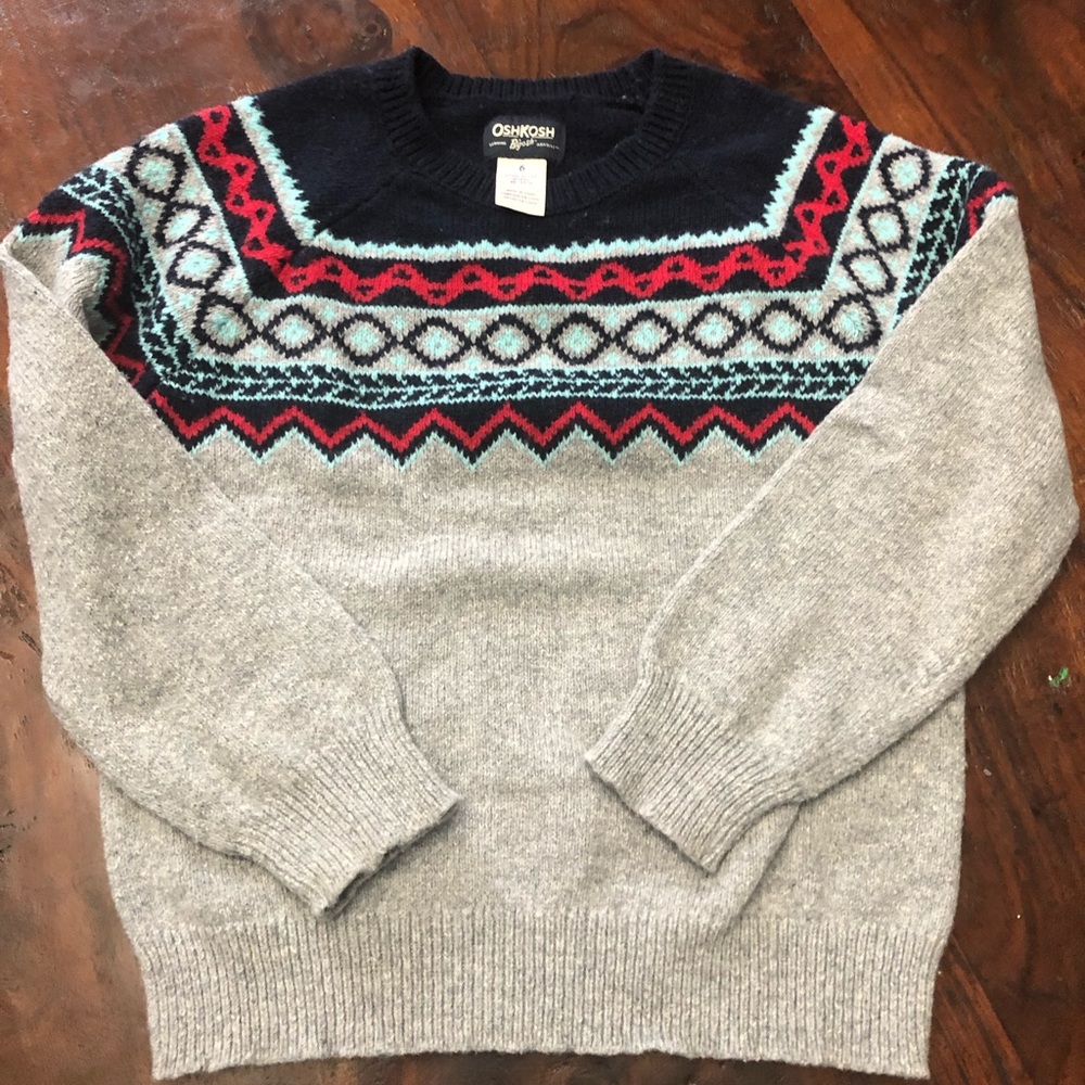 Fair isle sweater from Osh Kosh size 6